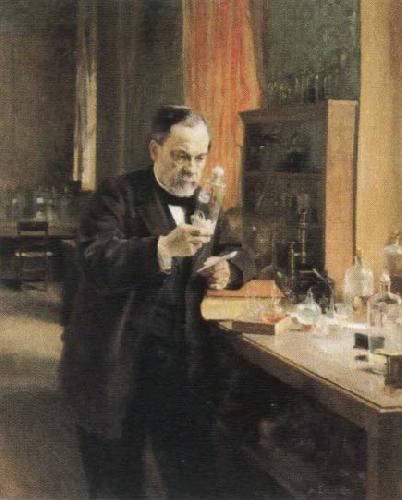 Albert Edelfelt louis pasteur in his laboratory